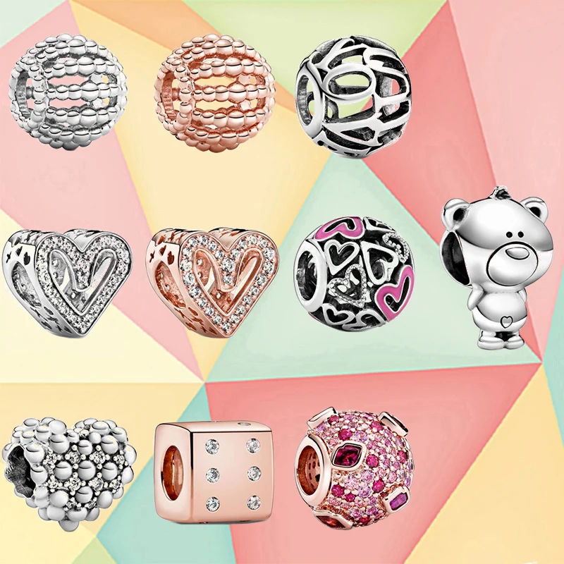 

Лидер продаж, Новогодняя Коллекция 2020 года, очаровательные женские ювелирные изделия «сделай сам» из серебра 925 пробы с вышивкой из бисера