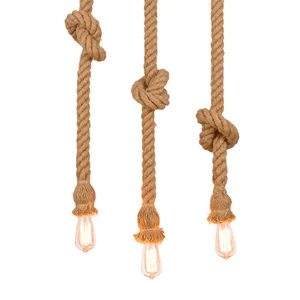 Винтажная веревка в стиле ретро, лофт, DIY, промышленная люстра, американский стиль для Дин, гостиной, ресторана