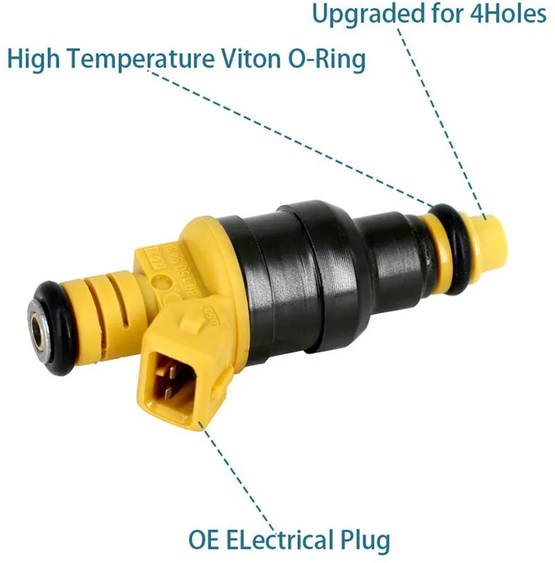 Автозапчасти для двигателя форсунка топливного инжектора OEM 0280150943 Ford F150 F250 9F593-D5A
