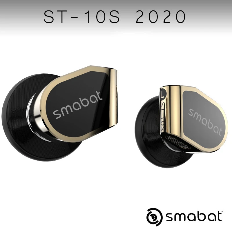 

Smabat ST-10s 15.4mm Dynamic Driver MMCX HIFI Bass Music Wired Headphones High Impedance Metal In Ear Earphones Detachable Cable