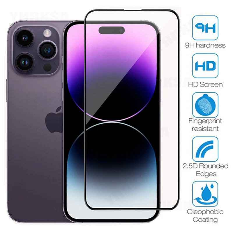 

Защитное стекло, закаленное стекло для Apple iPhone 14 Plus 13 mini 12 11 Pro Max X XR XS Max