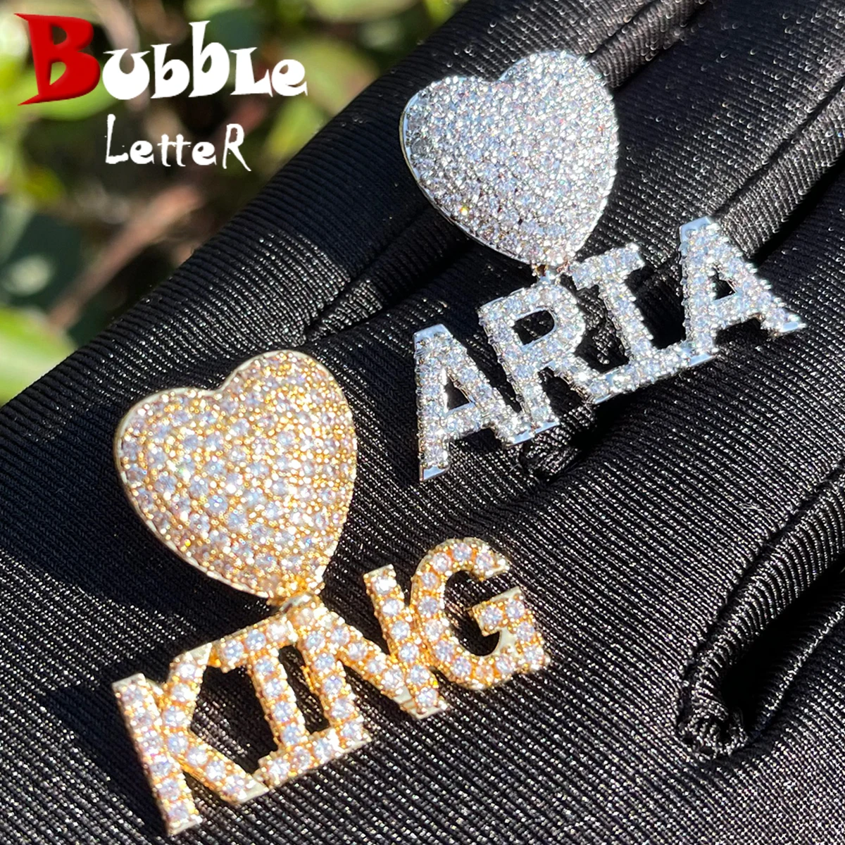 Ожерелье с буквами на заказ для женщин маленькая Глянцевая подвеска в форме