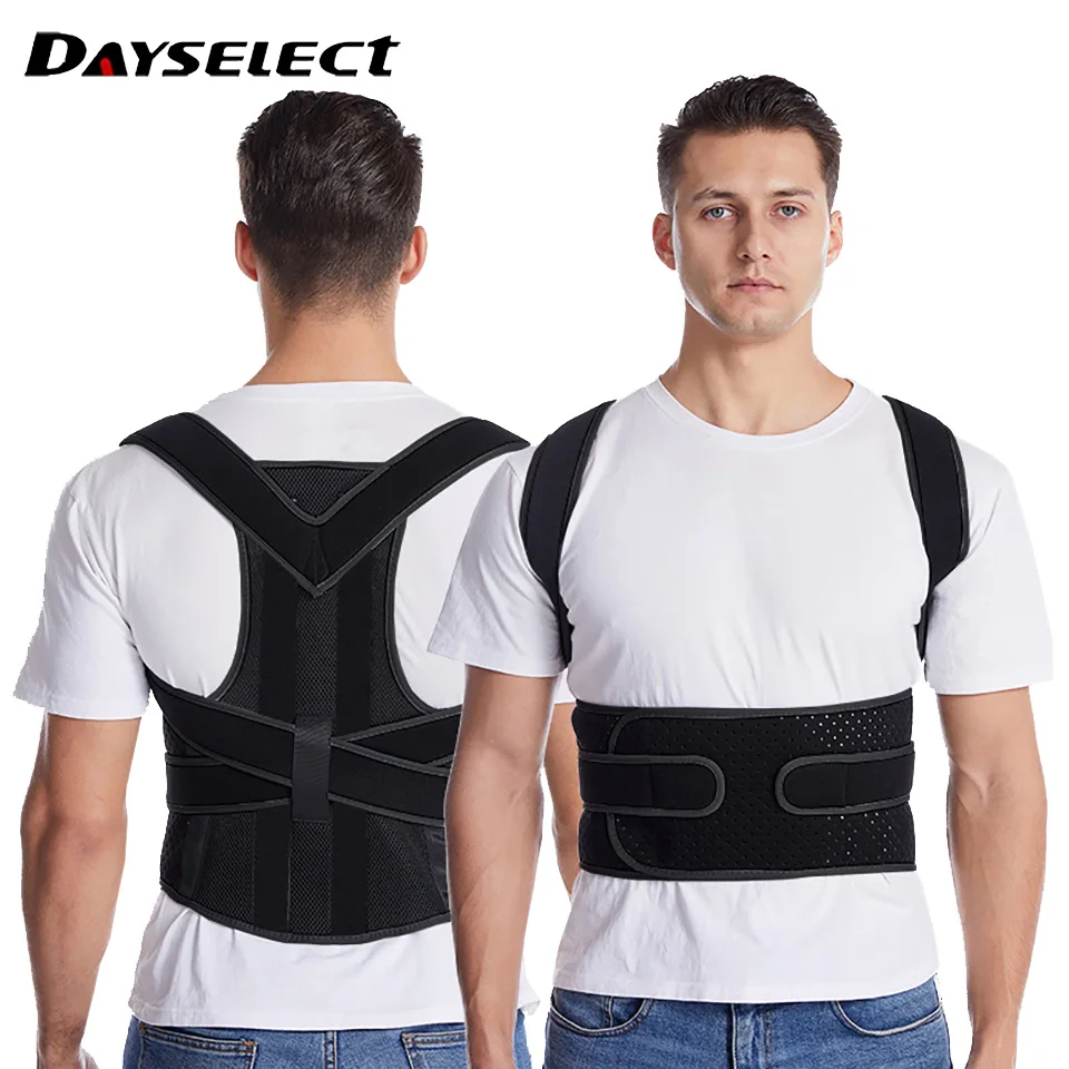 

Adjustable Back Brace Posture Corrector For Women&Men Back Braces For Upper And Lower Back Pain Relief and Fully Back Support