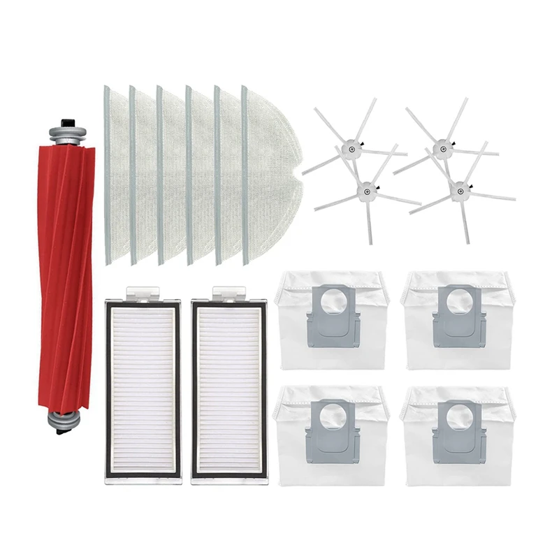 

Replacement Main Brush Side Brush HEPA Filter For Roborock Q7max Q7max+ Robot Vacuum Cleaner Accessories