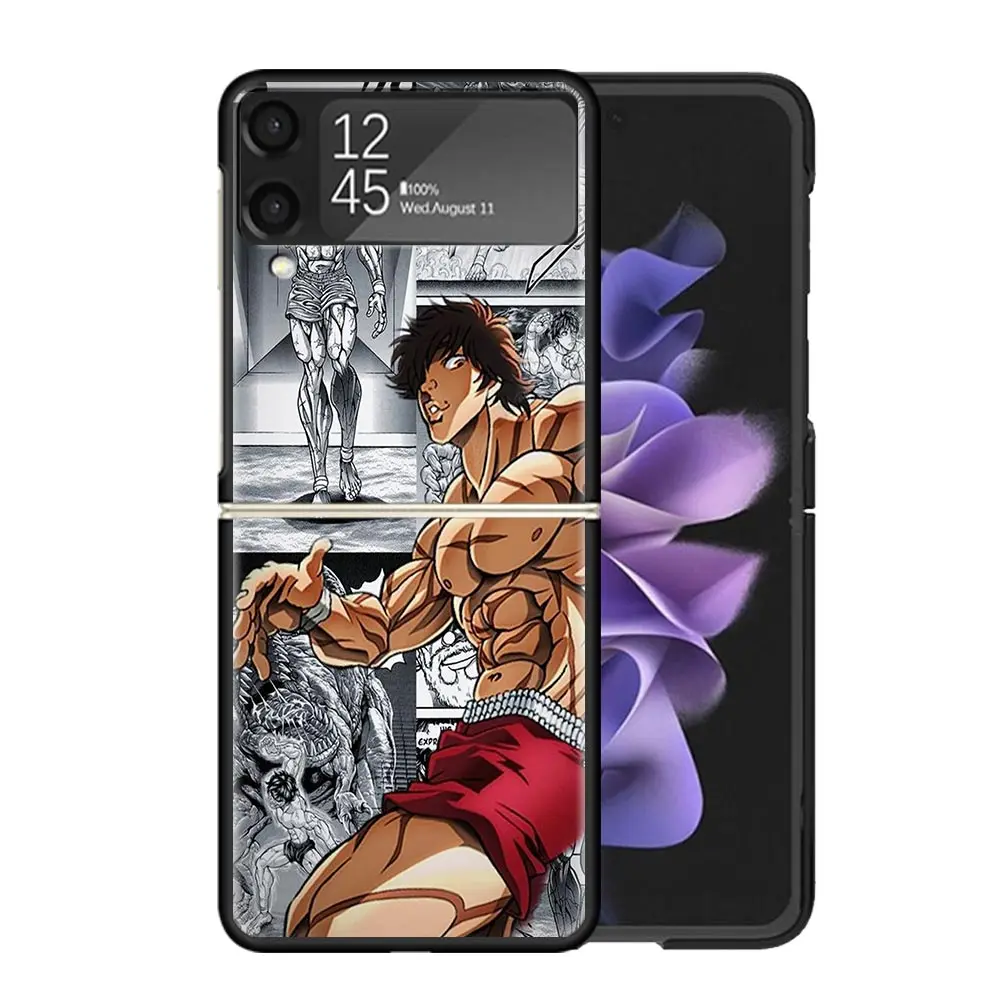 Оригинальный чехол Baki the Grappler в стиле аниме для телефона Samsung Galaxy Z Flip4 Flip5 Flip3 чехлы