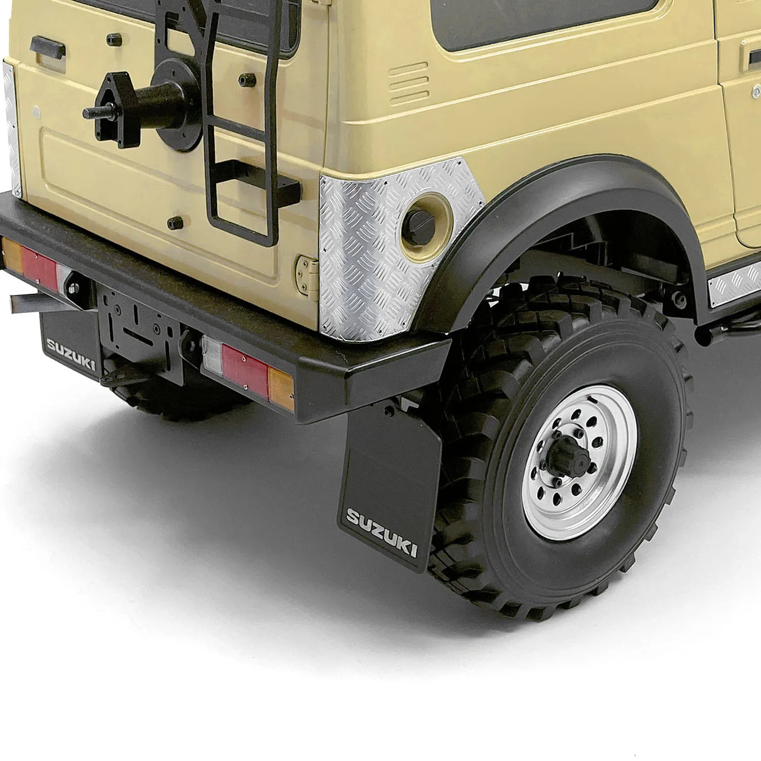 

CCHand Rear Bumper Fender Diamond Plate Parts for 1/6 Capo Samurai Sixer1 RC Rock Crawler Car Toucan Upgraded Parts TH20904-SMT8