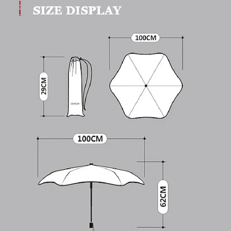 Новинка 2021 креативный милый зонт в форме цветка для девушек Складывающийся три
