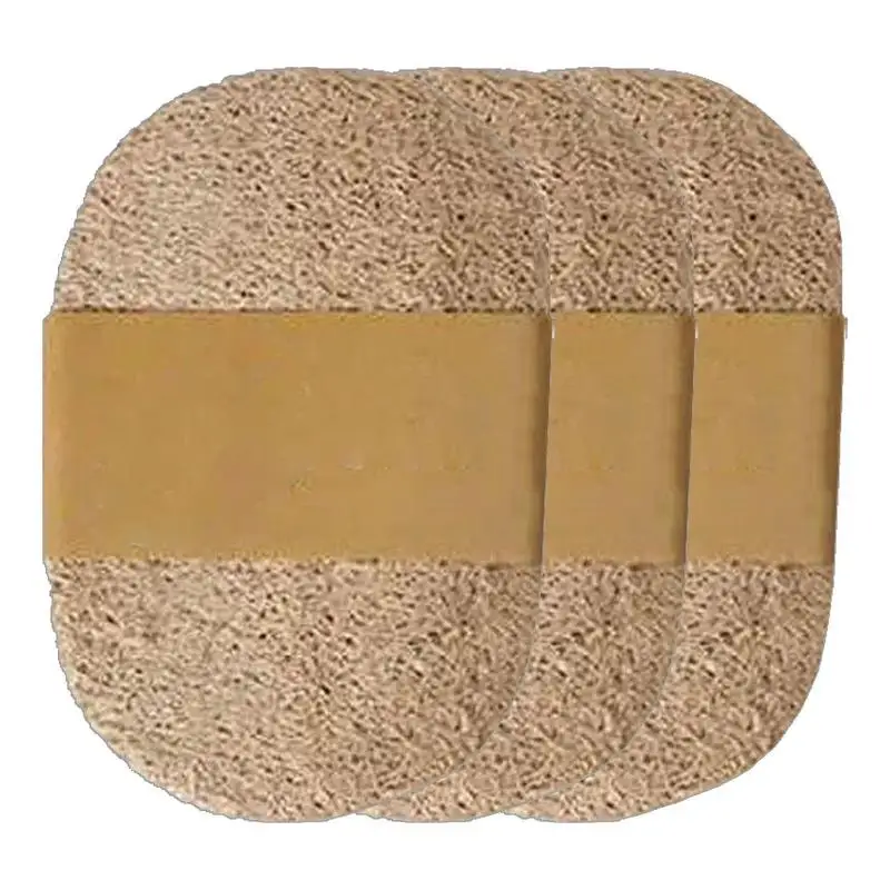 

3pcs Loofah Sponge Dishwashing Sponge Kitchen Eco Scrub Natural Loofah Plant Natural Cleaning Sponges For Household Use