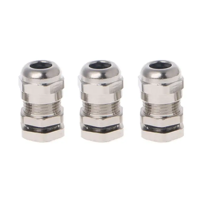 

T5EB 3 PCS Stainless Steel Cable Gland Metal M-shaped Fixing Cable Gland Fixer