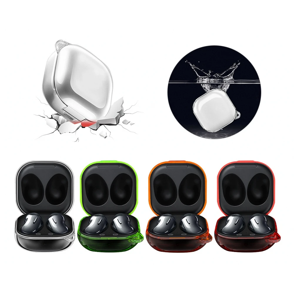 Candy Color Earphone Case For Samsung Galaxy Buds 2 Plastic Hard Shell Protective Cover For Galaxy Buds live Headset Box