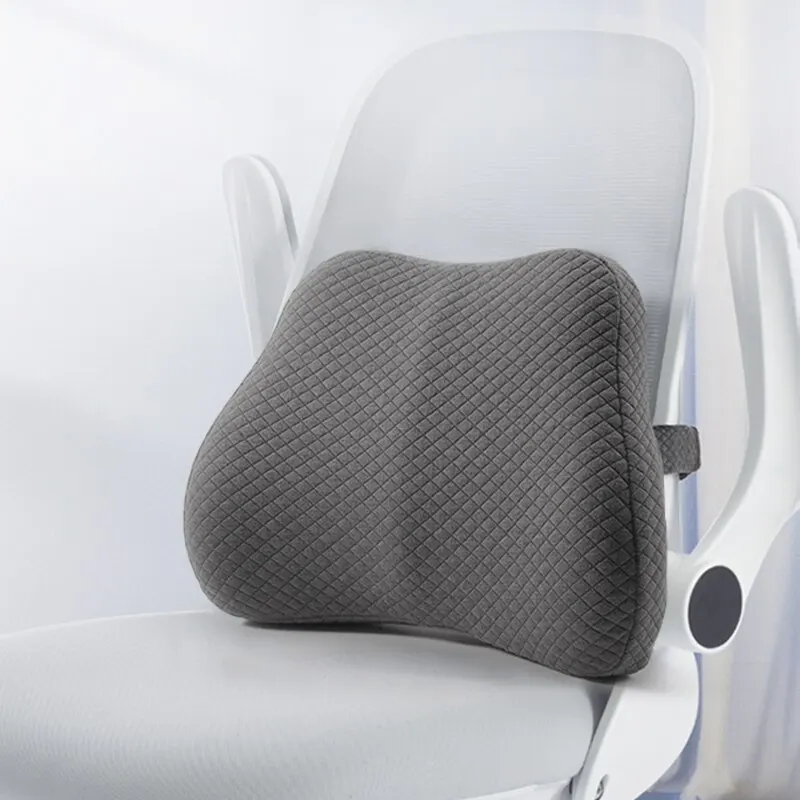 Lumbar Cushion Back Support Pillow Memory Foam Ergonomic Orthopedic Office Relax