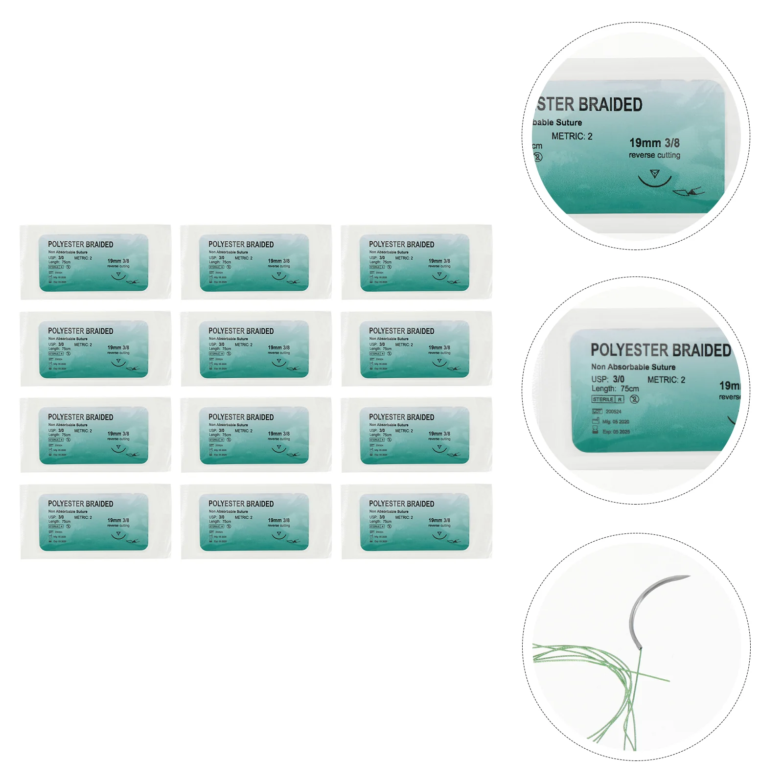 

Durable Professional Suture Thread Thread Suture Practice Equipment for Practice Training