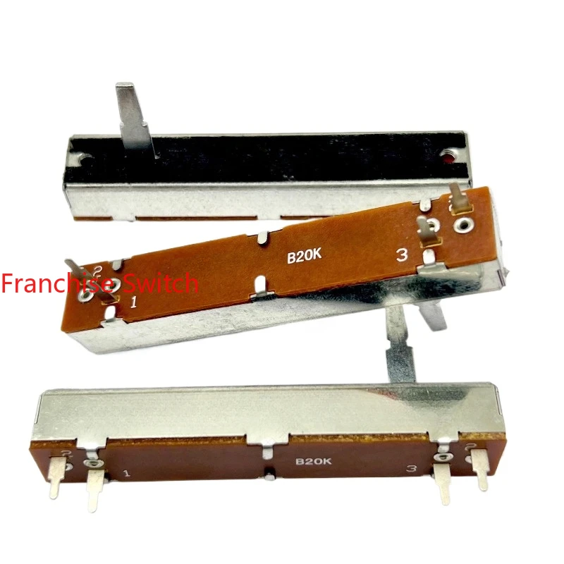 30 шт. DDJ-SX SL60V B20K фейдер микшера 73 мм прямой потенциометр скольжения 4 фута длина