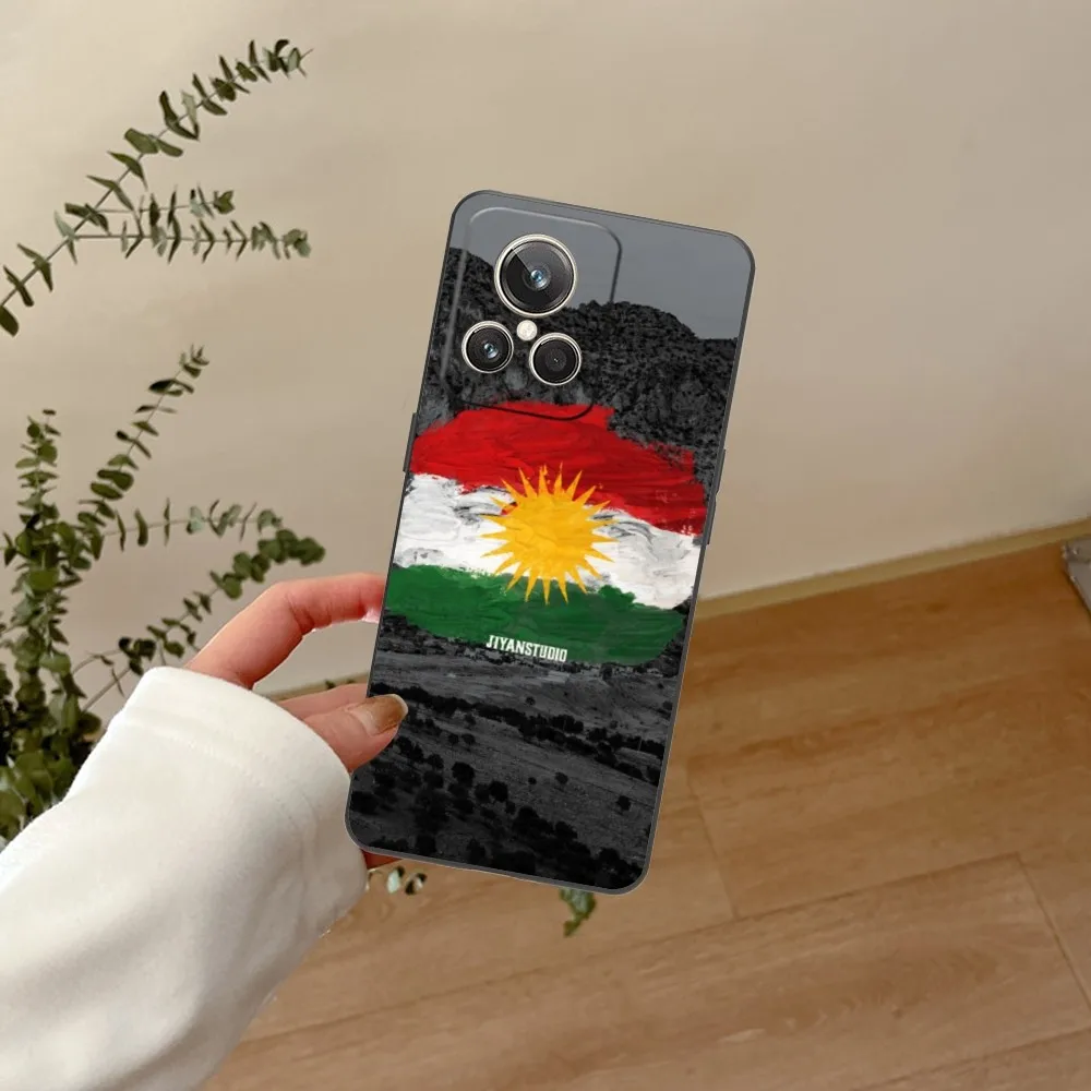 Чехол для мобильного телефона с флагом Курдистастана Realme GT 2 9i 8i 7i Pro X50 X2 C35 C21 C20 C11 C3