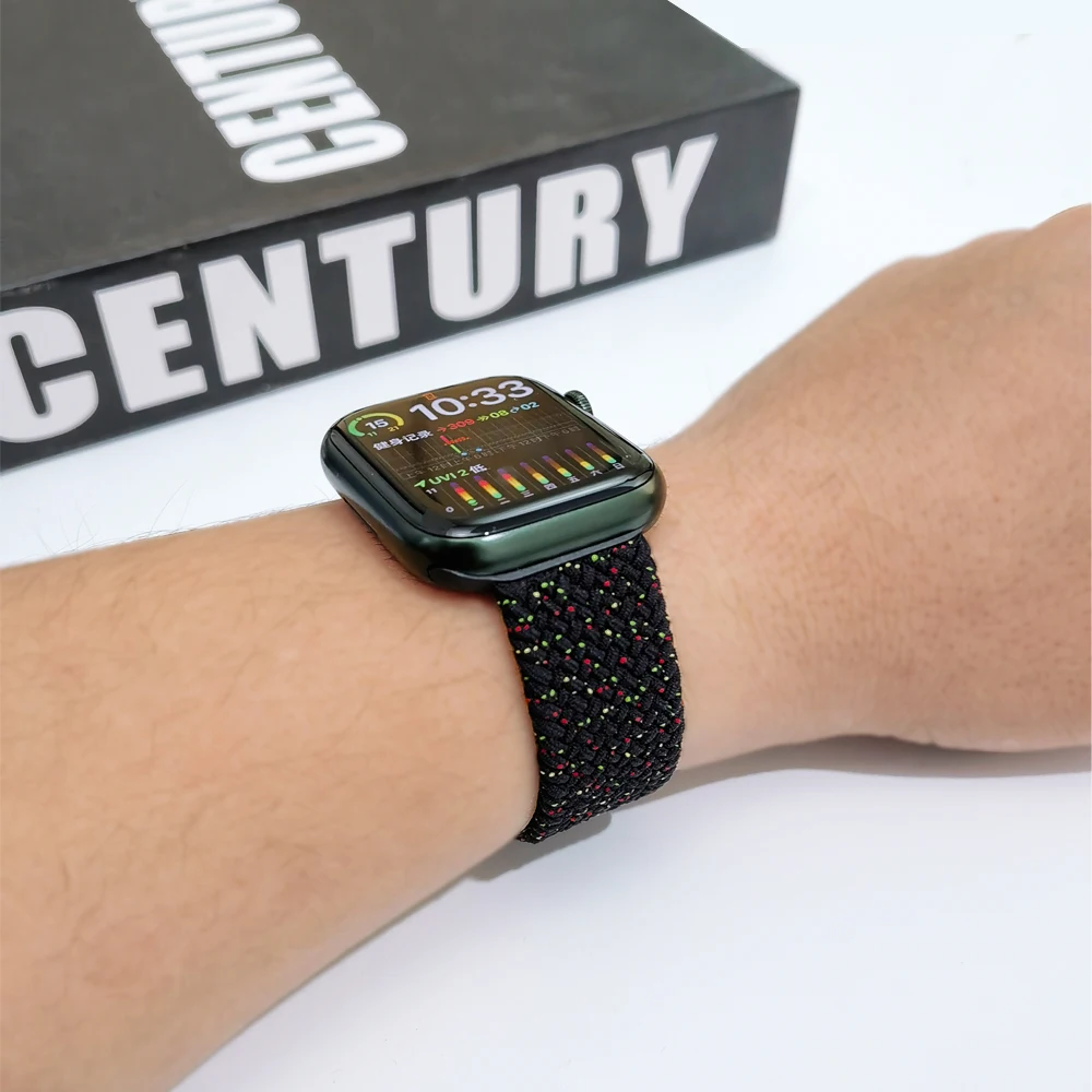 Nylon For Apple Watch strap 45mm 44mm 40mm 41mm 42mm 38mm correa Bracelet iWatch series 3 5 SE 6 7 8 ultra 49mm Band