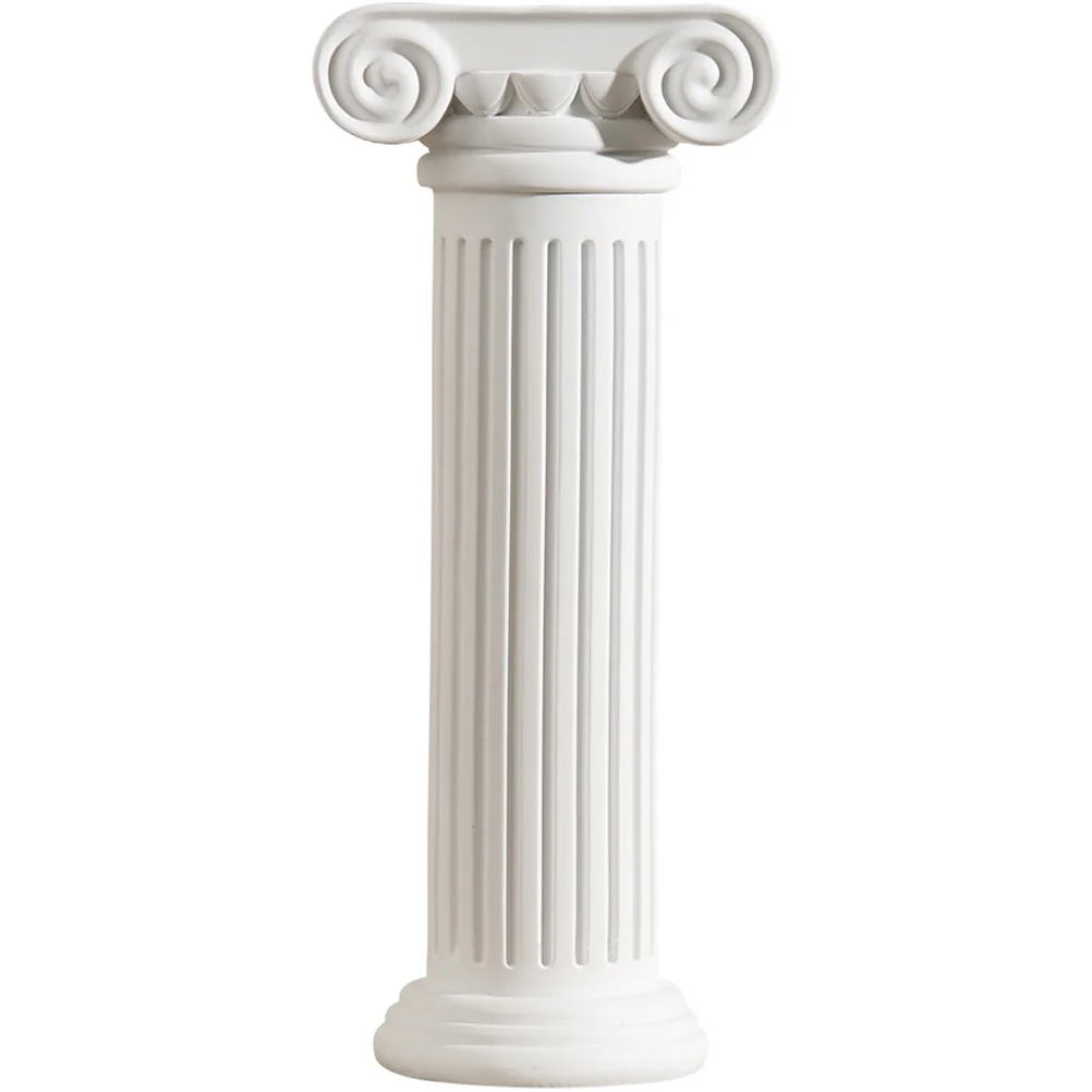 

Outdoor Rack Roman Column Vase Decorative Columns Weddings Style Flower Arrangement Party White Bride Pot clay