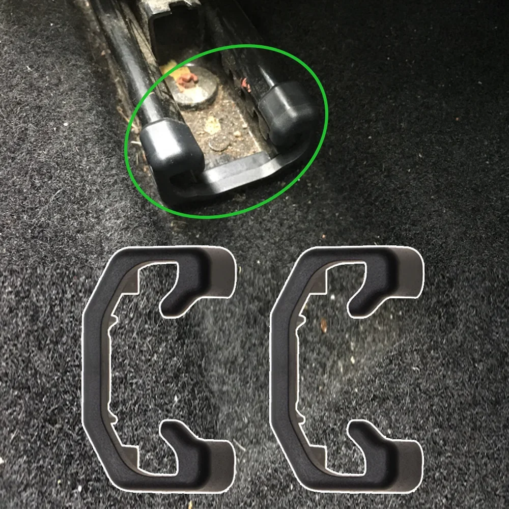 

2 черных выдвижных направляющих для автоматического сиденья, заглушка, крышка ﻿ Для MINI One Mk II Cooper S Mk II 2006 2007 2008 2009 2010-2014