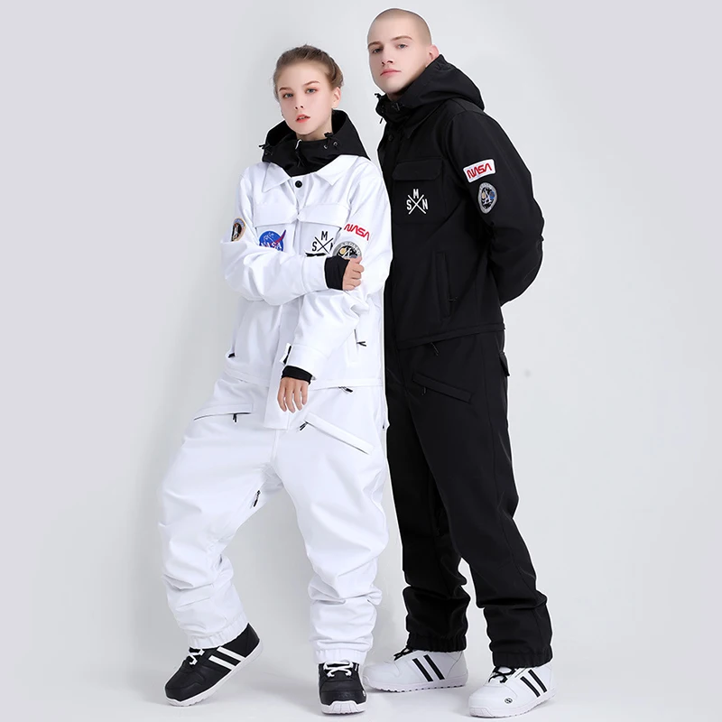 Ski Suits Winter One Piece Ski Suits Women Outdoor Sports Snowboard Jackets Men Overalls Thermal Jumpsuits Windproof Waterproof