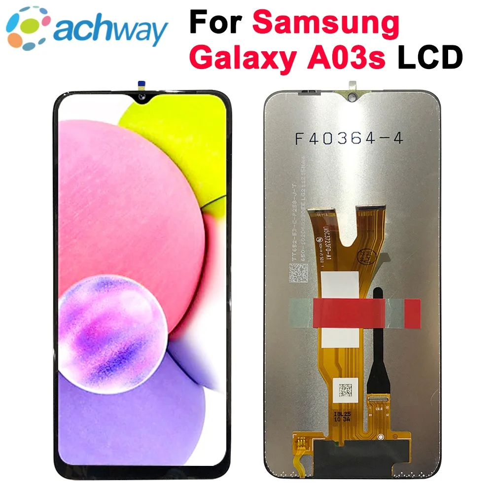 

100% Tested For Samsung Galaxy A03s LCD A037M A037FD Display Touch Screen Digitizer Assembly Replacement For Samsung A037F LCD