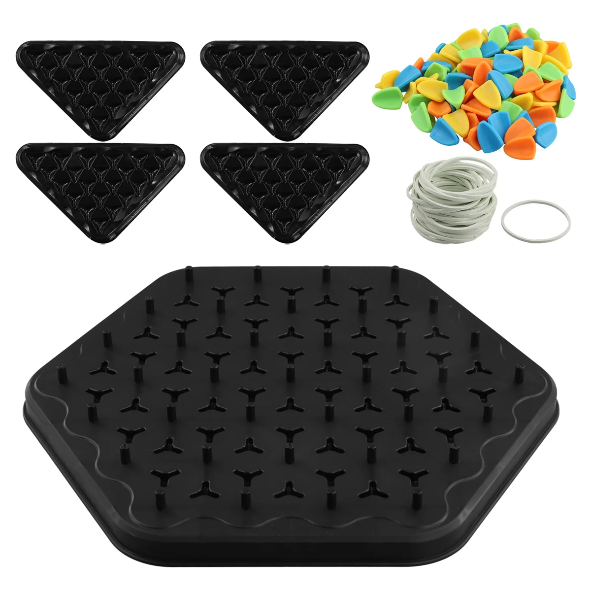 Цепочка треугольная шахматная игра тригл Резиновая лента игровая версия для