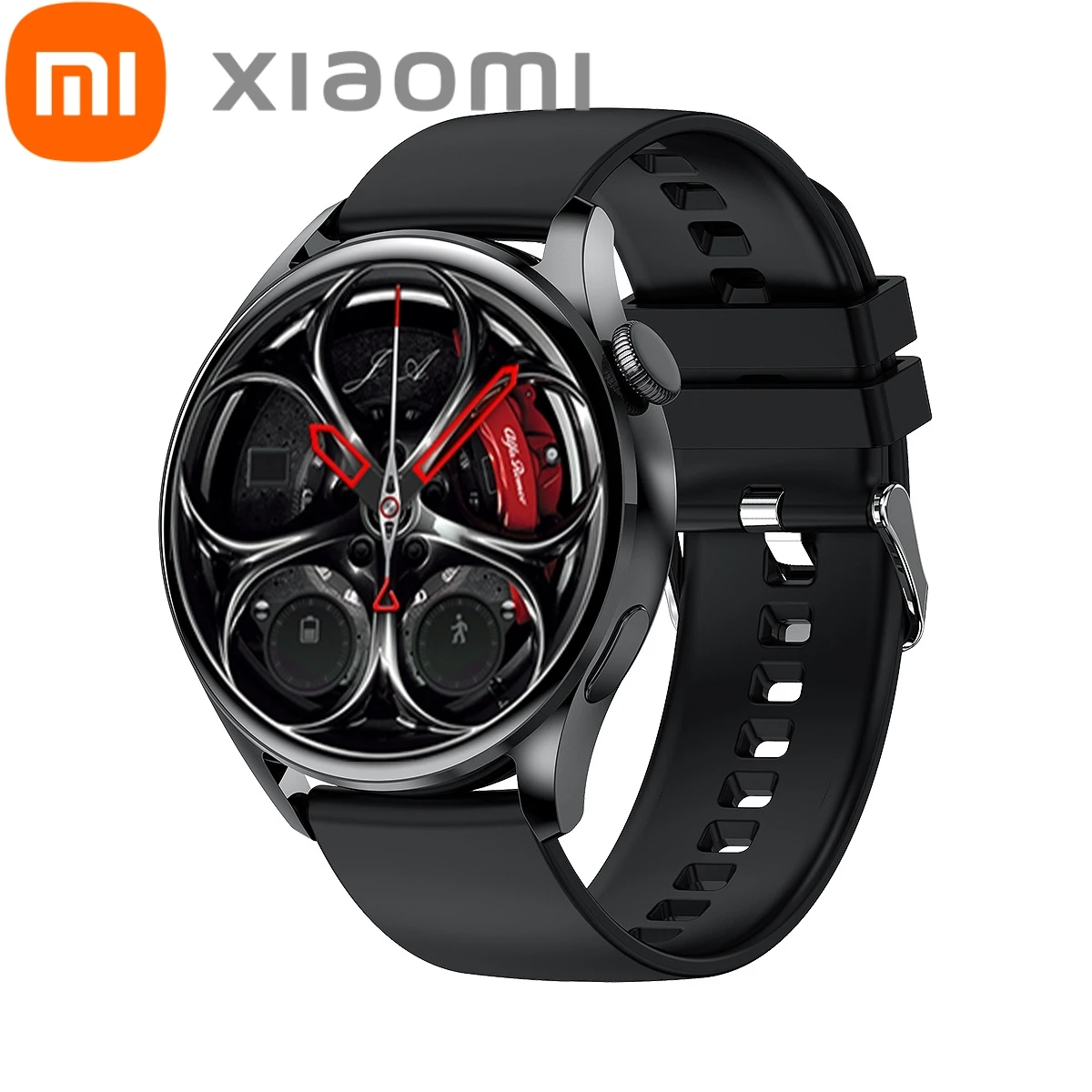 

Смарт-часы Xiaomi GT5 мужские с функцией ответа на звонки и фитнес-трекером