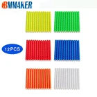 Cbmmaker 12 шт. велосипедный горный велосипед колесные спицы обод крепление клипса трубка сигнальная полоса отражатель светоотражатель для улицы