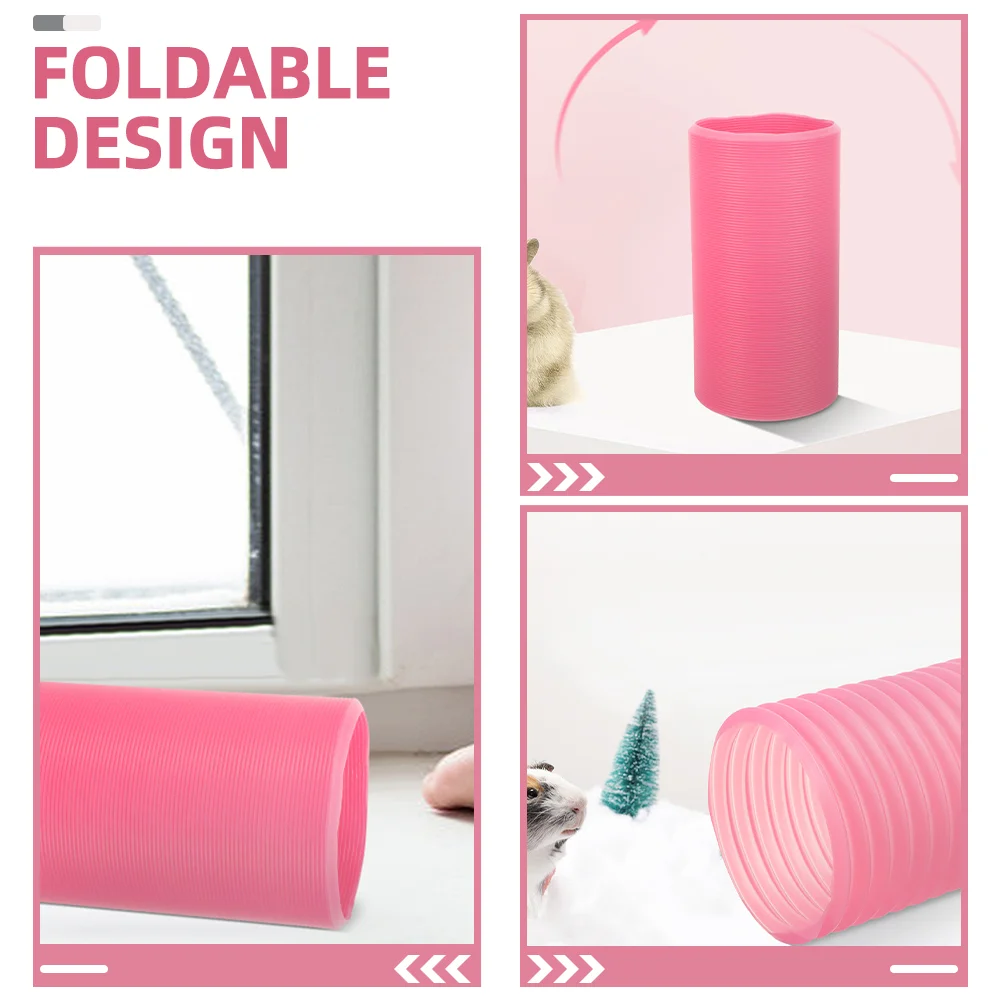 Гибкая трубка для хомяка телескопическая игрушка морской свиньи хорька