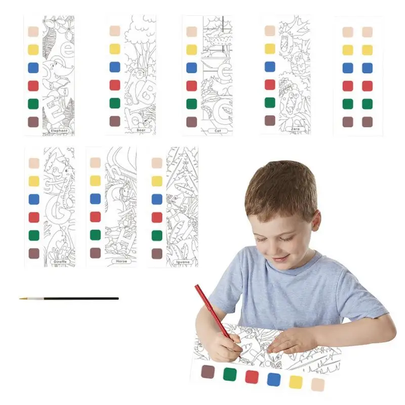 

Pocket Watercolor Books For Kids Creative Paint Pocket Watercolor Book Watercolor Coloring Book Improve Your Child's Creativity