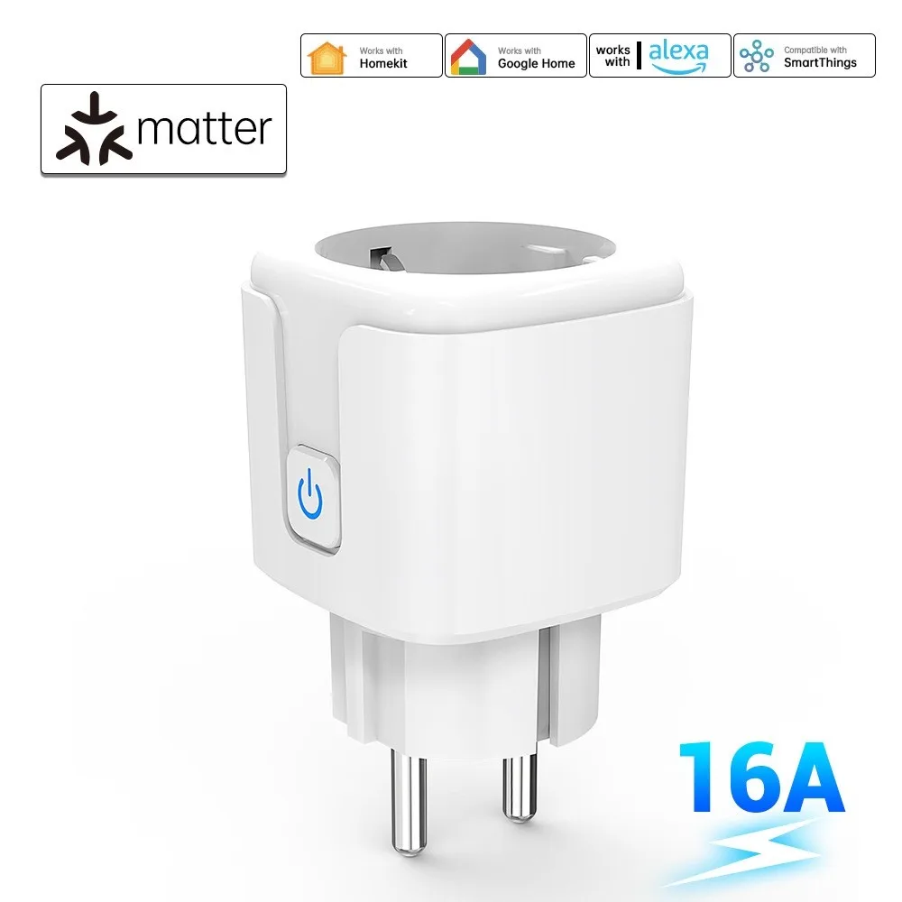 

Умная розетка Szaoju Matter Wi-Fi 16/20A