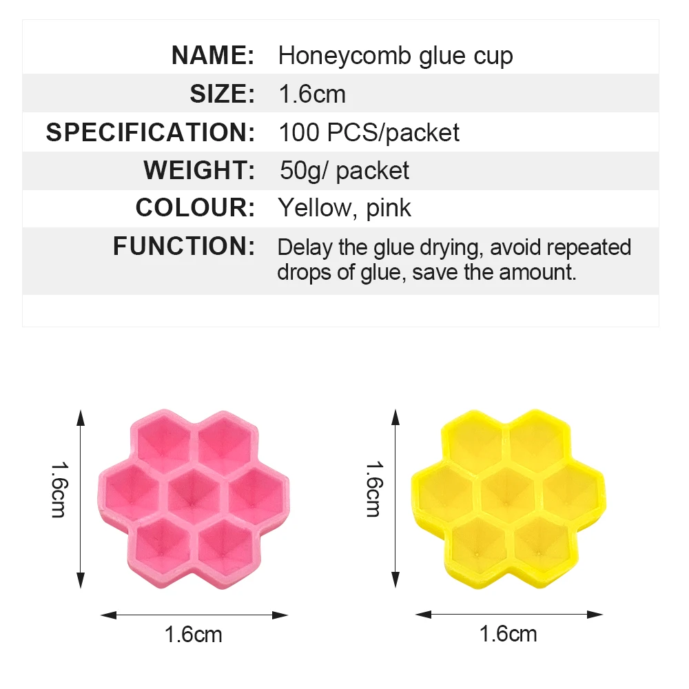 100 шт. пластиковая подставка для наращивания ресниц