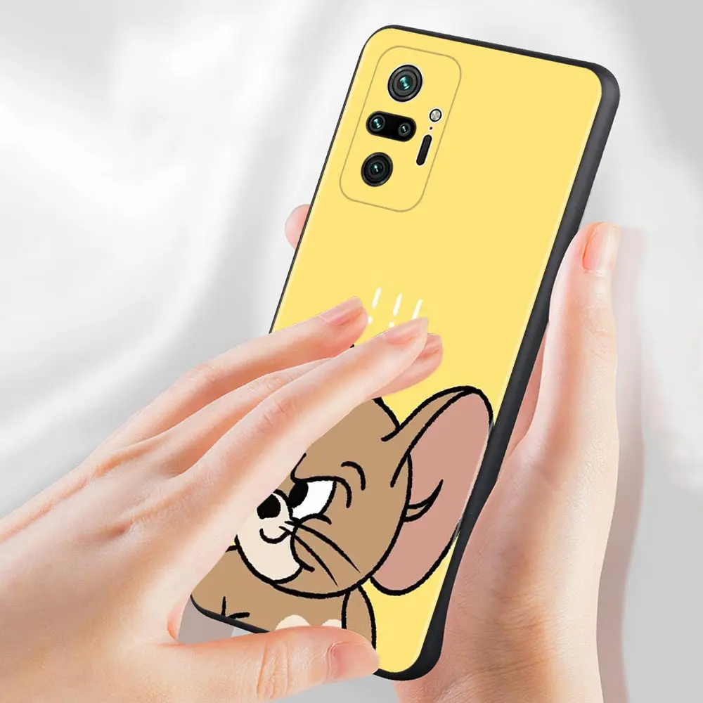 Чехол для телефона Tom and Jerry Xiaomi Redmi Note 11Pro Plus 11 10 8 Pro 11T 9s 9t 8t 7 силиконовый чехол 9 9a 9c |