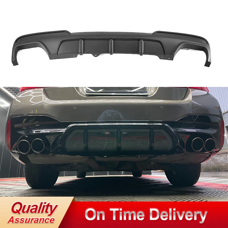 

Rear Bumper Lip Diffuser Spoiler For 5 Series F10 MP 2010-2017 Rear Bumper Lip Diffuser Splitters Spoiler