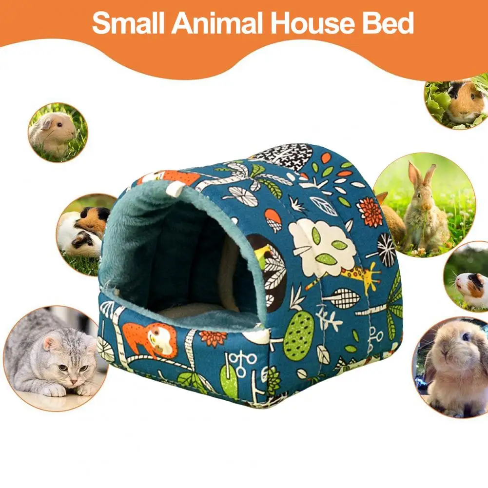 Лежанка для домашних животных удобная прочная полузакрытая ковровая свинка