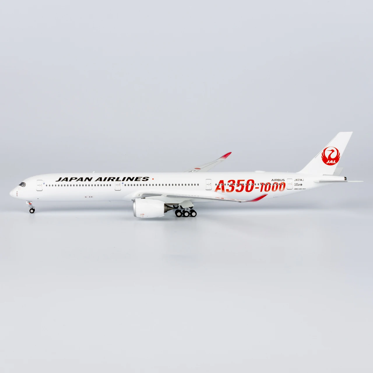 Фото 57012 Коллекционный самолет из сплава в подарок, модель NG 1:400 Japan Airlines JAL Airbus A350-1000, литая под давлением модель самолета JA01WJ №2