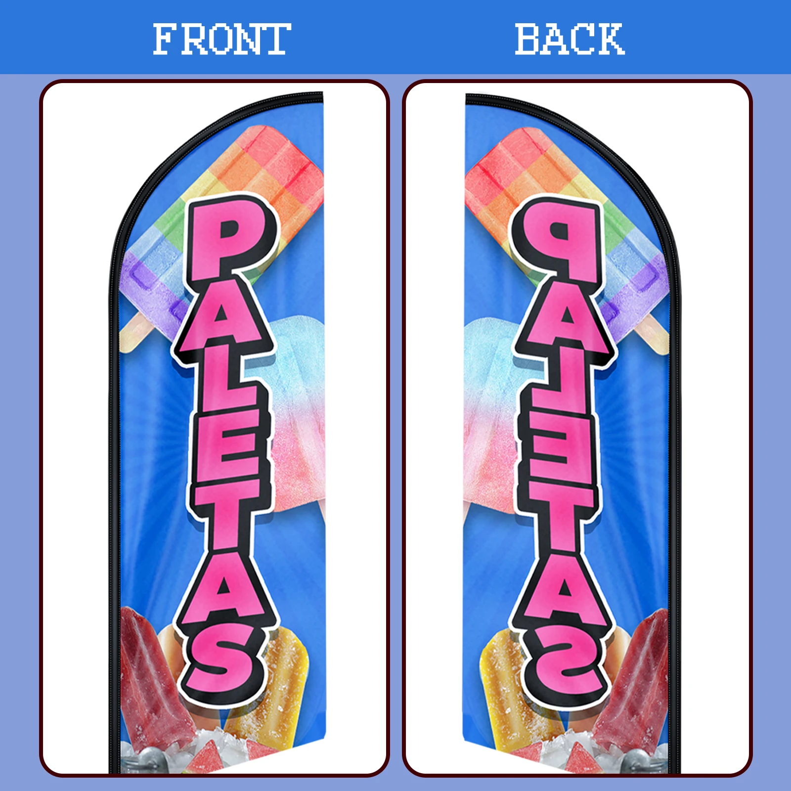 Рекламная деловая реклама Летающий флаг напечатанный крутой летний баннер