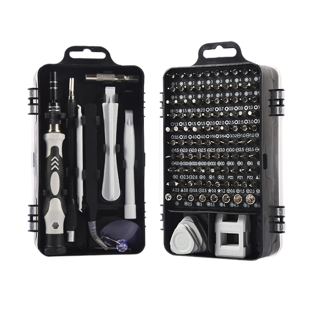 

115 In1 Precision Magnetic Screwdriver All Types Mini Magnetic Bits Set For Phone Repair Glasses Iphone Watch Repair Hand Tool