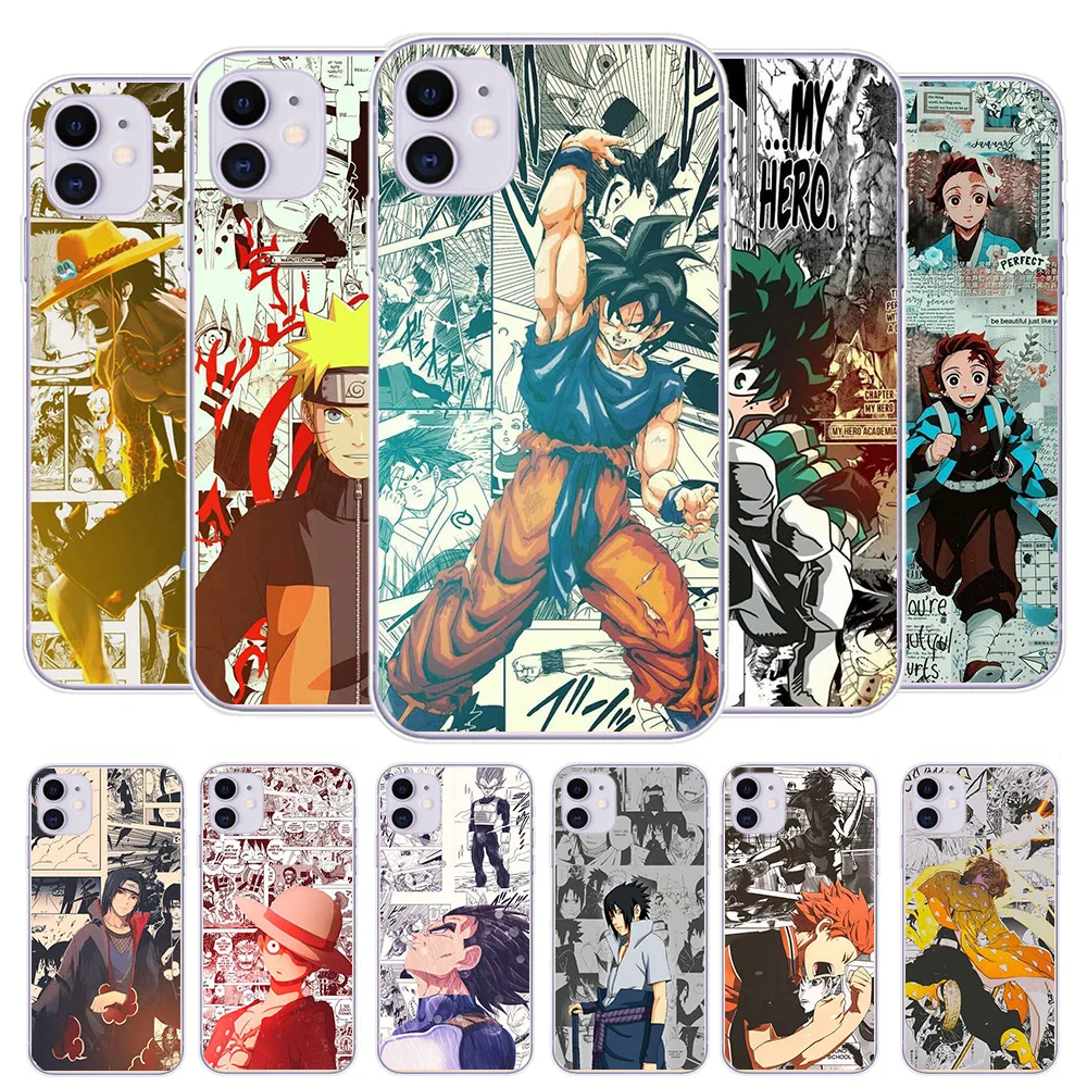 

Classic Anime Phone Case for IPhone Se 2020 6 6s 7 8 Plus X Xr Xs Max IPhone 13 12 11 Pro Max Case Soft Transparent Cover