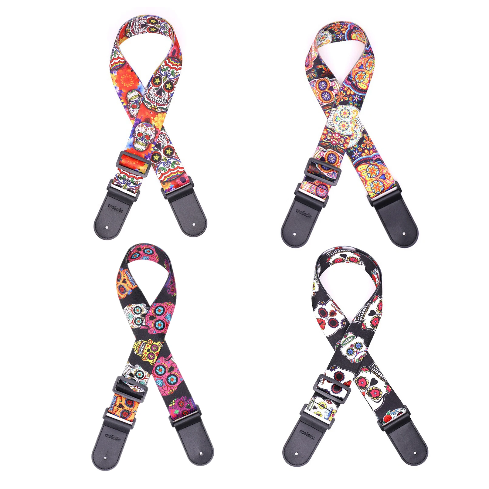 

Регулируемый плечевой ремень Melede для басов, электрогитар и акустических гитар, ширина 2 дюйма