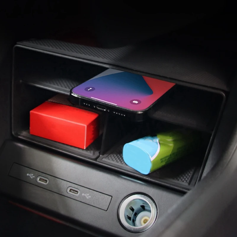 Suitable For Q5/Q4 Etron LHD Central Control Storage Box Car Interior Products