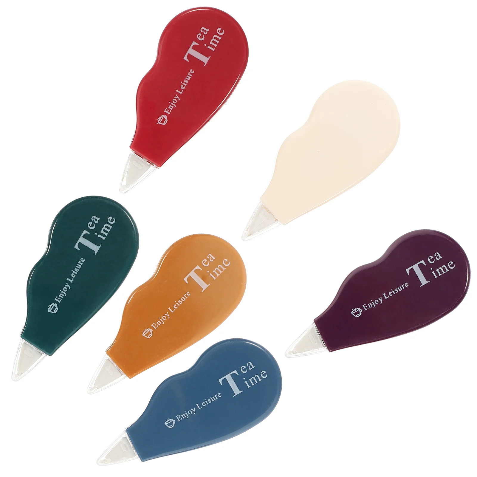 

6 Pcs Correction Tape Studying White-out Eraser Daily Cute School Supplies Aesthetic Erasers Kids Cartoon Modifying