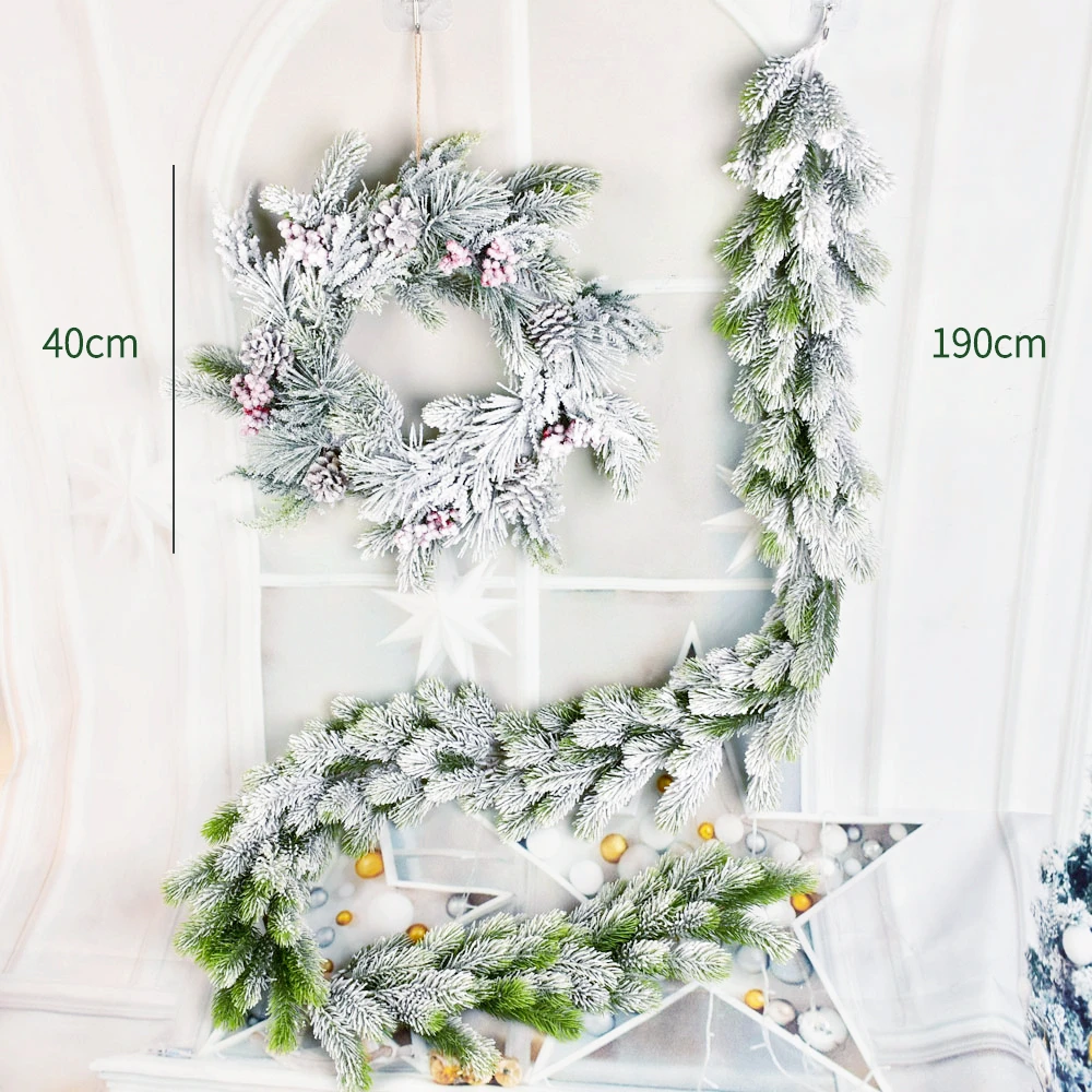 

HighQuality Style Home Decor ArtificialcedarIvy Leaf Garland Plants Vine Fake Foliage Flowers Eucalyptus Green Rattan Ivy Wreath