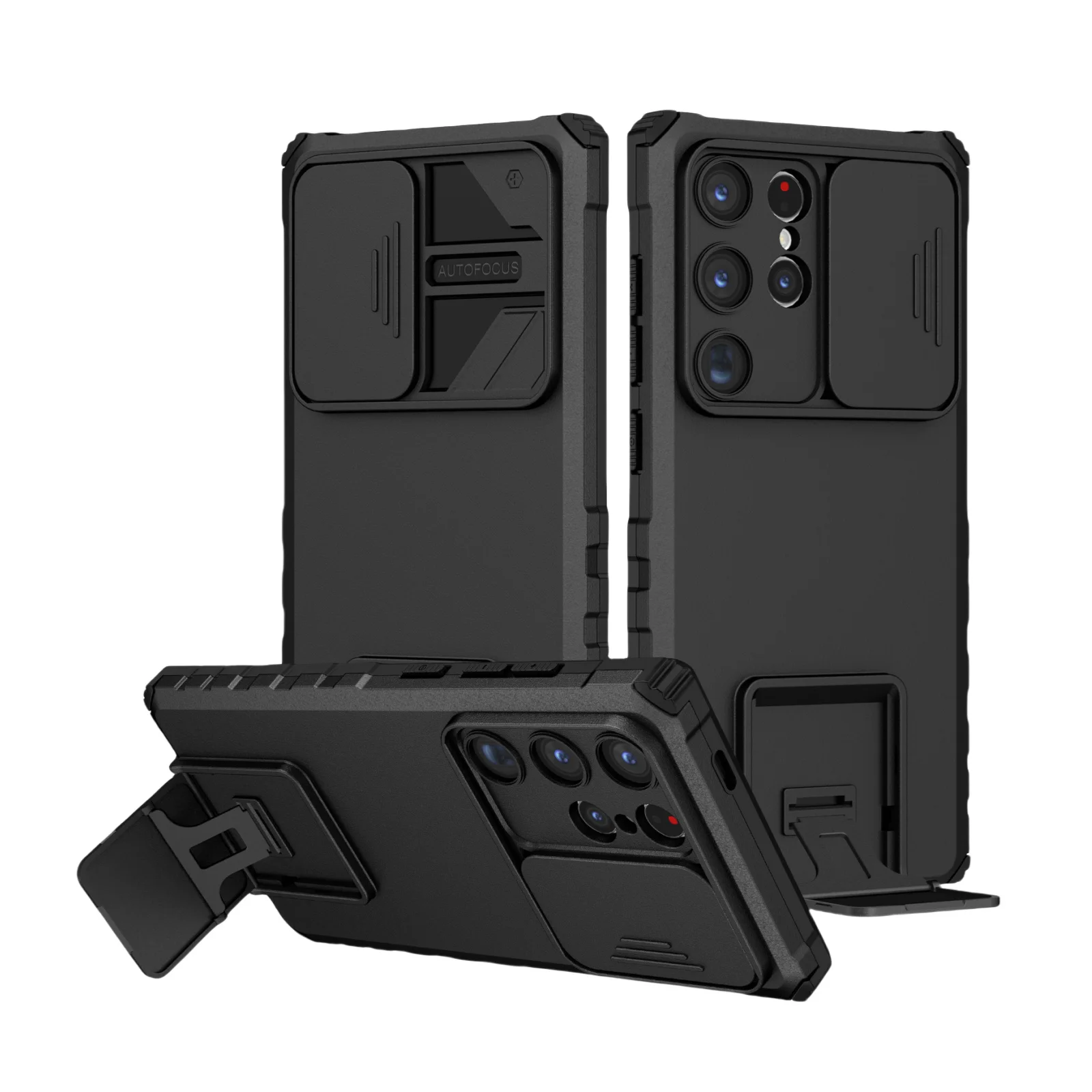 Жесткие аксессуары для телефонов чехлы Samsung Galaxy S24 FE S25 Ultra Plus 5G чехол-подставка