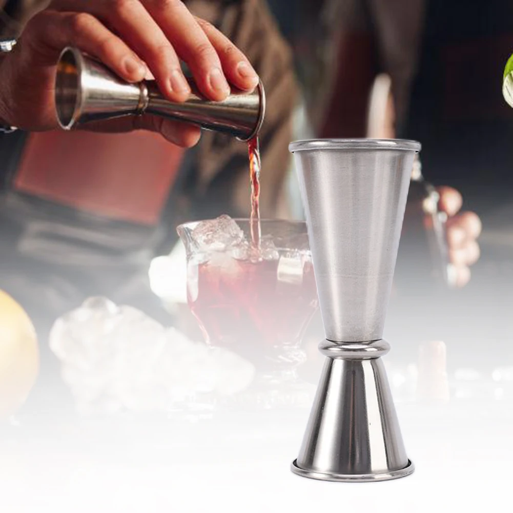 

Stainless Steel Jigger Double Head Measuring Cup Cocktail Jigger Bartender Kit Bar Tool for Bar Home Party Mirror Polished