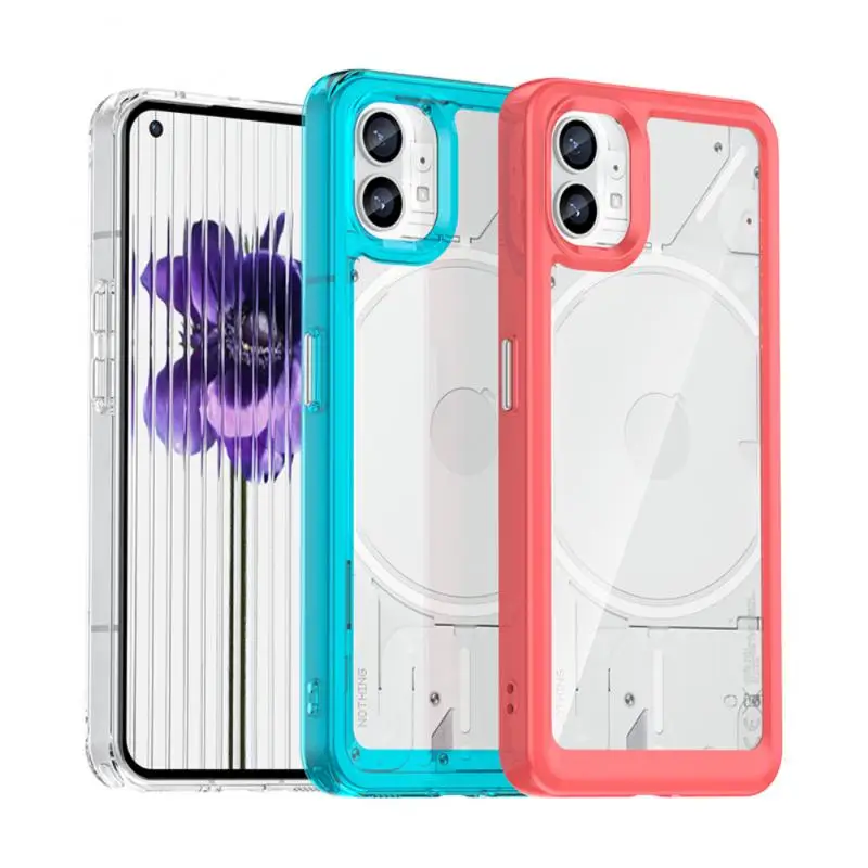 

Acrylic Space Case Fall Proof Translucent Soft Shell Cover Shockproof Clear Case Suitable For Nothing Phone1 Mobile Phone Case
