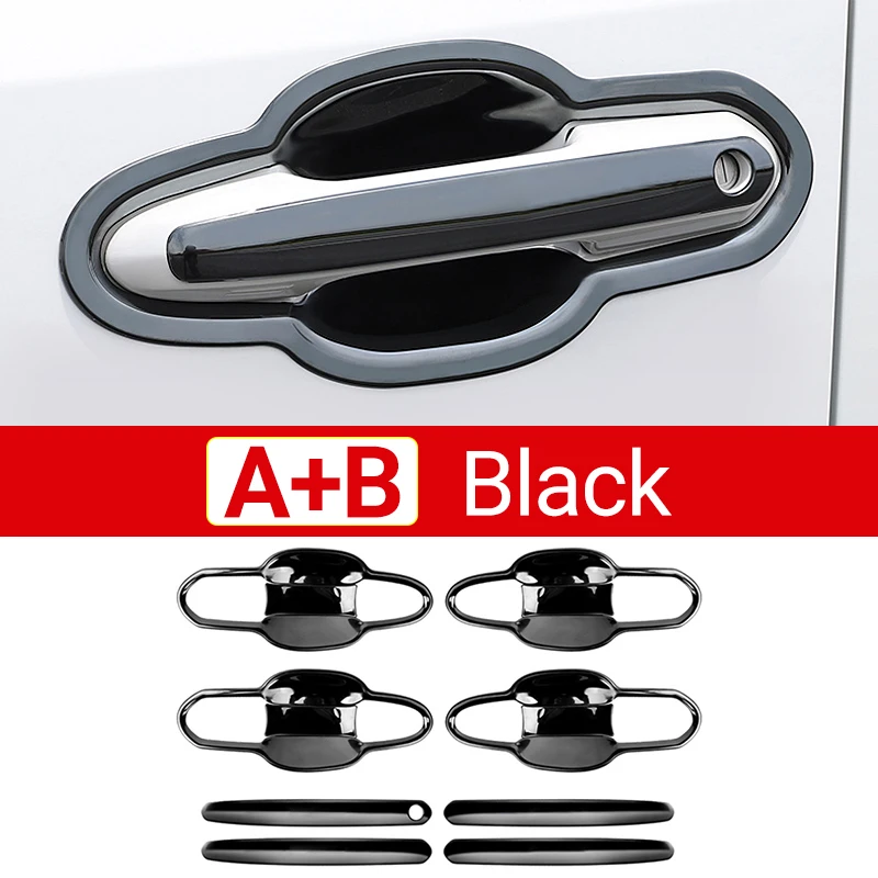 

Для Toyota RAV4 2019 2020 2021 2022 2023 2024 RAV 4 XA50 Гибридная нержавеющая дверная ручка автомобиля, крышка чаши, защитная накладка, аксессуары