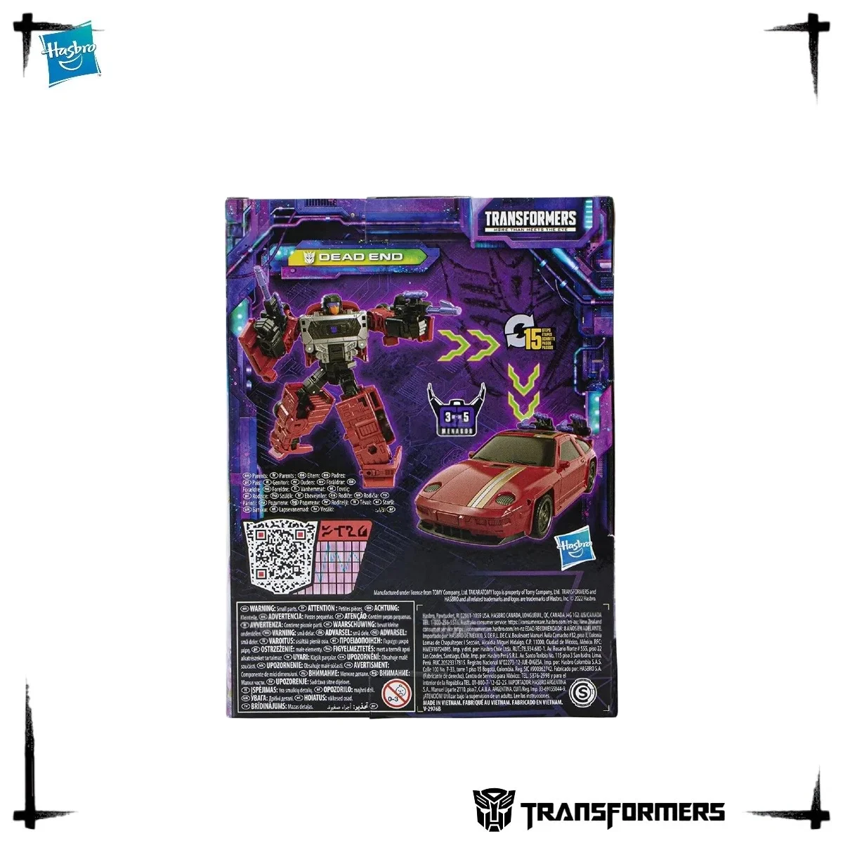 Фигурка робота-трансформера Hasbro Transformers Legacy Deluxe Class Stunticons Dead End Menasor Combiner Sports Car (art.: 3920dc7cdc26d) - 3920dc7cdc26d