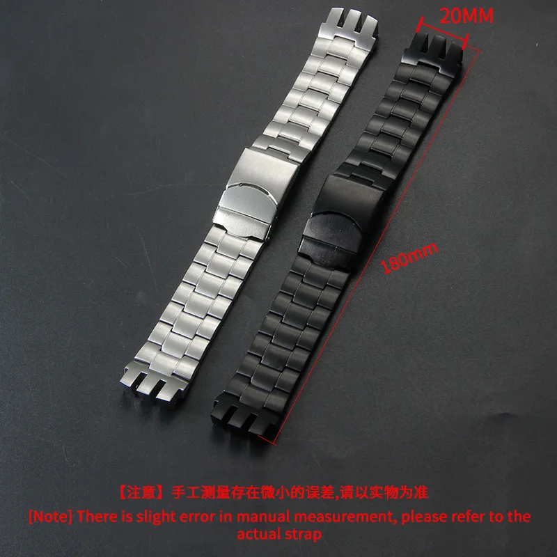 Ремешок для часов из нержавеющей стали для Swatch YTS401 YTS402 YTS403G YTS409, ремешок для часов, высококачественный мужской сменный браслет, ремешок для часов 20 мм (art.: 3920d4e506f1e) - 3920d4e506f1e