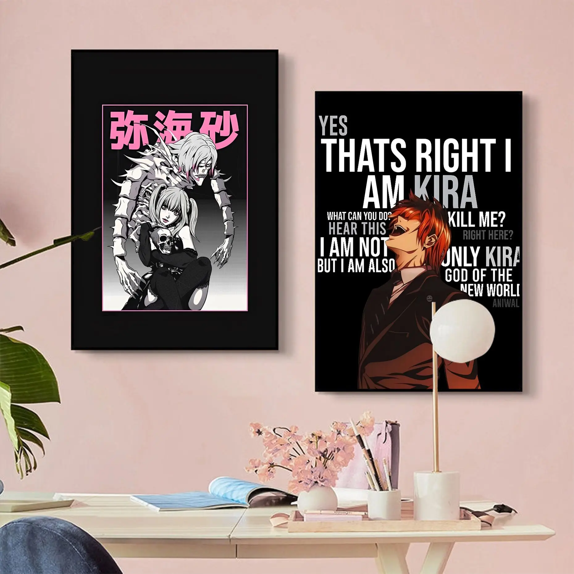 

Anime Death Note Posters Manga Ryuk Classic Vintage Poster Waterproof Paper Sticker Coffee House Bar Vintage Decorative Painting