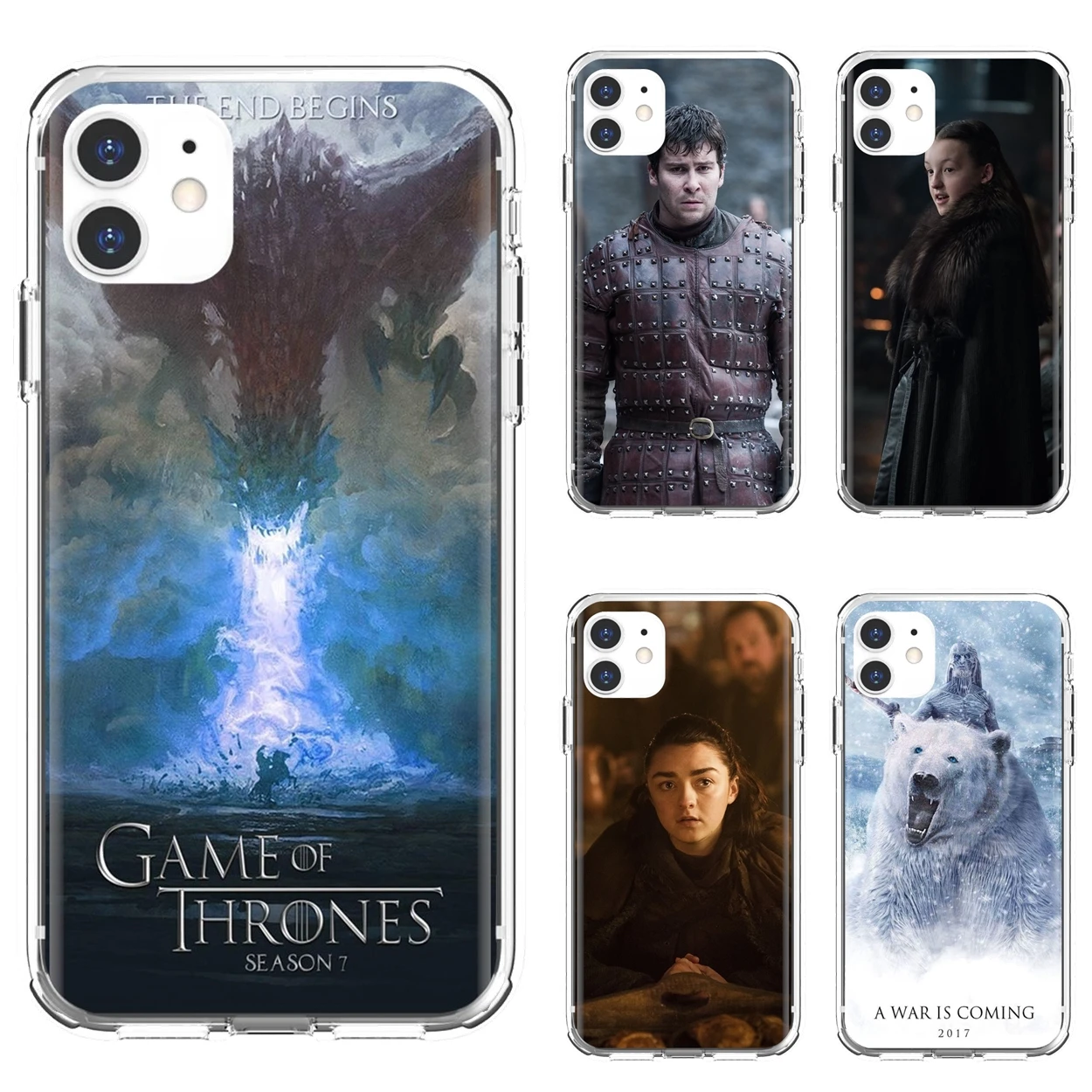Game-of-Thrones-Season-7 Soft Transparent Case Cover For iPod Touch 5 6 Xiaomi Redmi S2 6 Pro 5A Pocophone F1 LG G6 Q6 Q7 G5