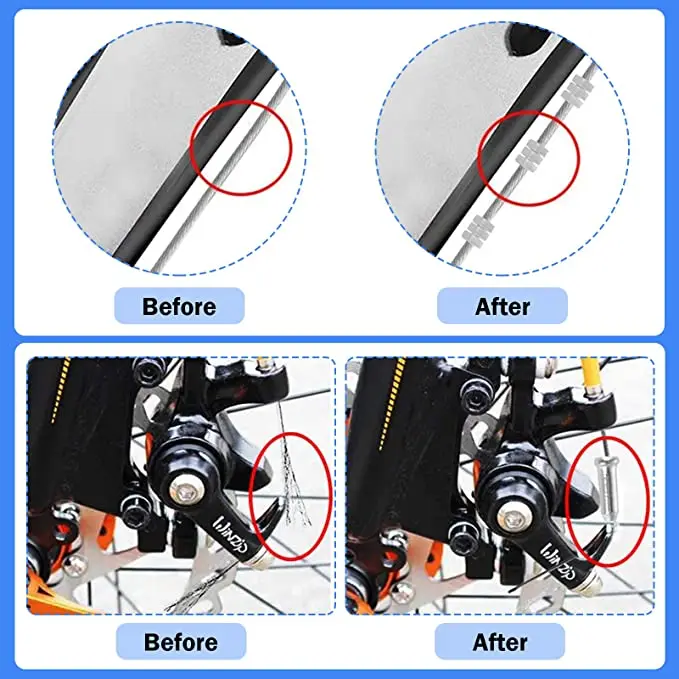 

1 Set High Carbon Steel Mountain Bike Inner Brake Cable Detachable Universal Replacement Biking Bicycles Braking Cord